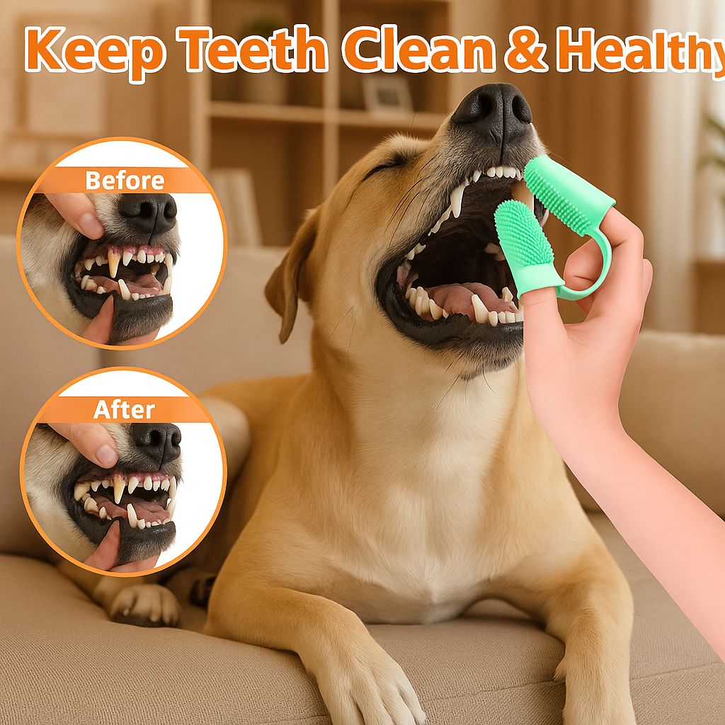 Qooji tooth brush for dog Qooji tooth brush for dog